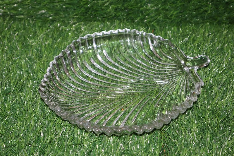 Salvus App SOLUTIONS Leaf Shaped Tortoise Crystal PlateAshtray for HomeOffice Decor Car Dashboard 8 Inches - Image 4