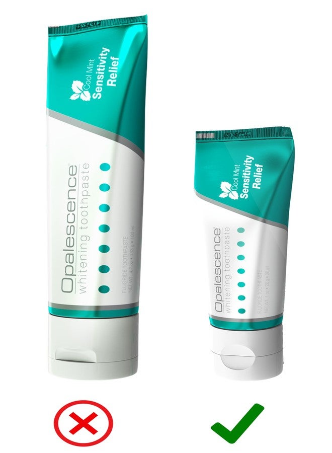 Opalescence Whitening Toothpaste Sensitive Travel Size 1 Ounce (2Pack) Fluoride Teeth Whitening Toothpaste for Sensitive Teeth, Mint Flavor 3472-2 - Image 3