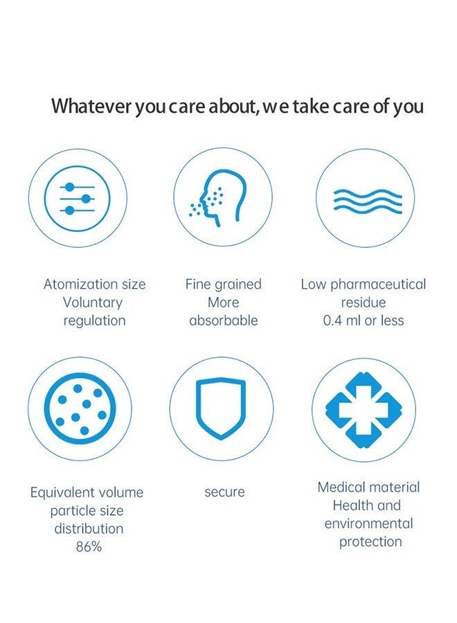 Univer Tang Compressor Nebulizer Machine for Home Use – Portable Medical Nebulizer Kit for Adults & Children – Quiet Efficient Inhaler for Asthma, Colds & Respiratory Treatment - Image 4