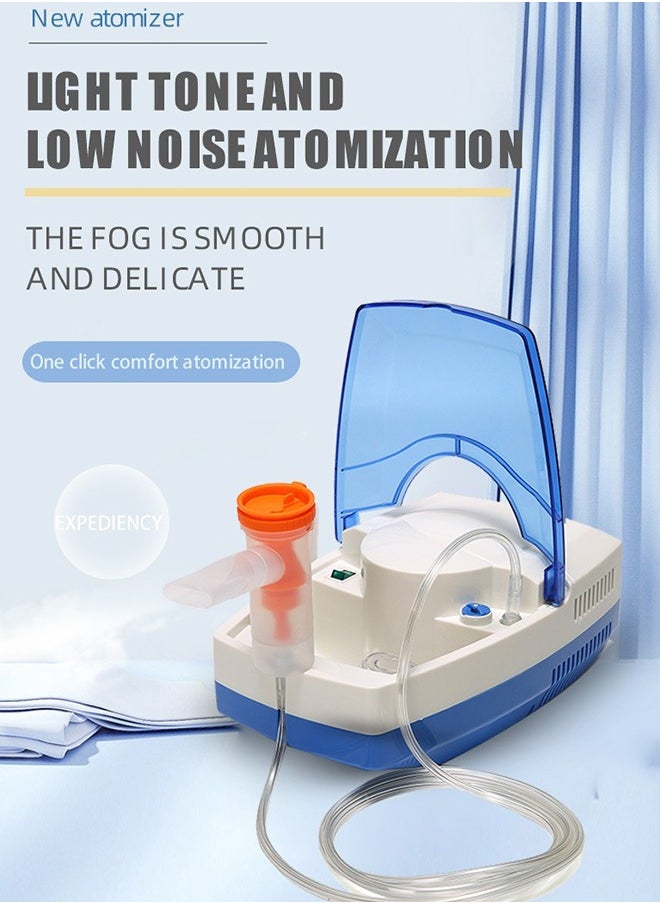 Univer Tang Home-Use Nebulizer Machine | Compressor Nebulizer Kit | Electric Steam Inhalator for nebulising Liquid Medication for colds, Asthma and Respiratory Diseases  | Mesh Inhaler for Adults and Children  - Image 2