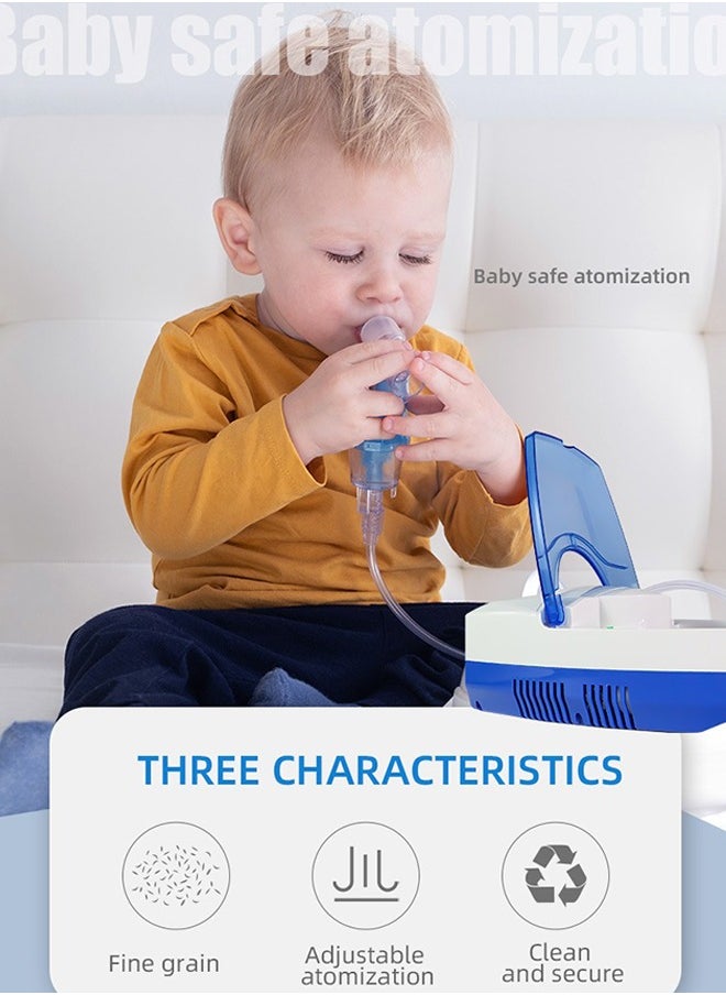 Univer Tang Home-Use Nebulizer Machine | Compressor Nebulizer Kit | Electric Steam Inhalator for nebulising Liquid Medication for colds, Asthma and Respiratory Diseases  | Mesh Inhaler for Adults and Children  - Image 3