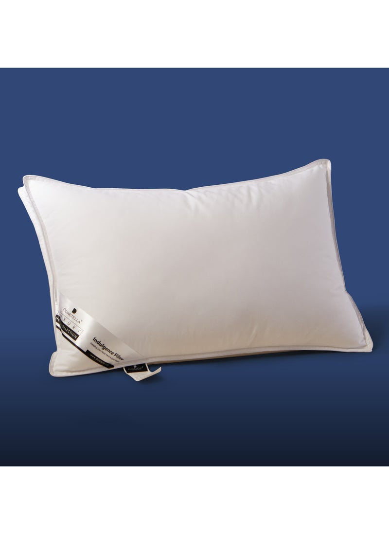 Donetella - Hotel Style Bed Pillows: 2.2 Kg Soft Breathable Cotton Cover Top With Luxury Down Alternative Filling Pillow - Image 1