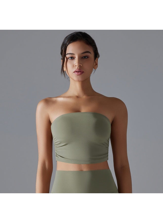 Casual Tube Top Sports Vest Women Gym Top Women Fitness Tank Top Women Quick-Dry Workout Bra Running Yoga Clothes - Image 2