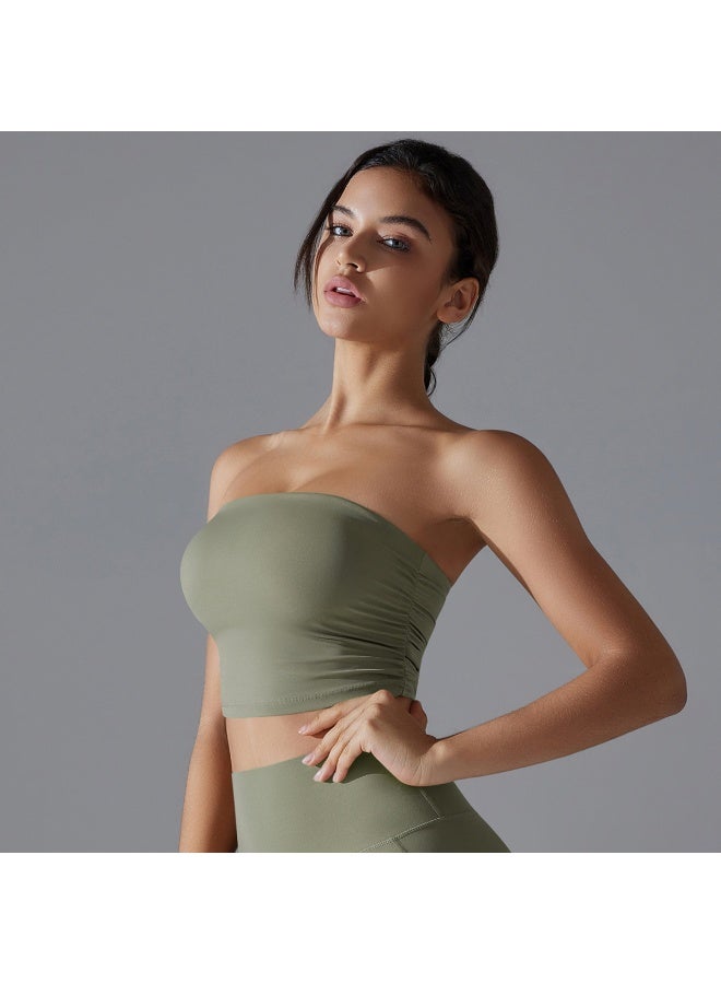 Casual Tube Top Sports Vest Women Gym Top Women Fitness Tank Top Women Quick-Dry Workout Bra Running Yoga Clothes - Image 1