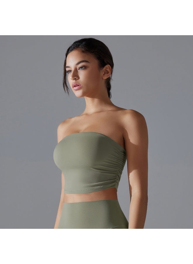 Casual Tube Top Sports Vest Women Gym Top Women Fitness Tank Top Women Quick-Dry Workout Bra Running Yoga Clothes - Image 3