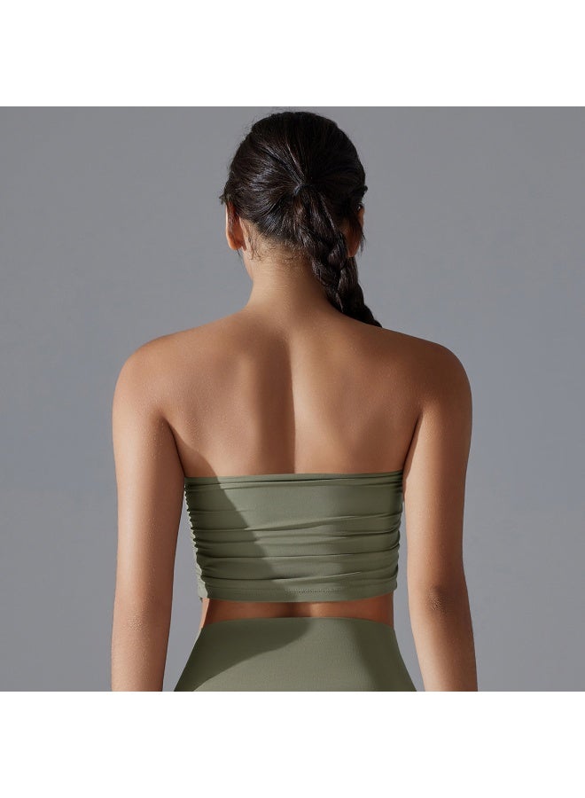 Casual Tube Top Sports Vest Women Gym Top Women Fitness Tank Top Women Quick-Dry Workout Bra Running Yoga Clothes - Image 4