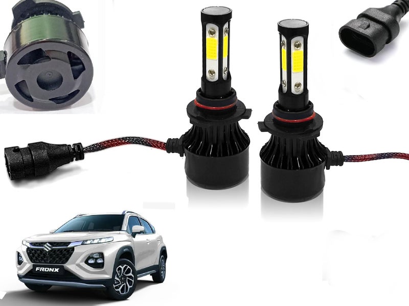 Auto Pearl 9005/HB3 LED Headlight Bulb for Car 80W 3500LM 6000k (White Light LED Headlight Bulb) compatible with FRONX DELTA 2023-2024 (Pack of 2) - Image 1