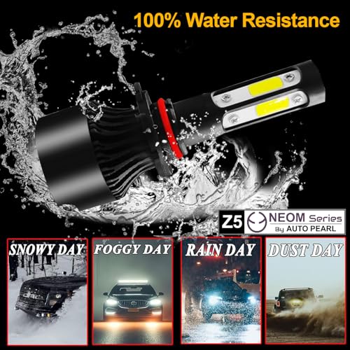 Auto Pearl 9005/HB3 LED Headlight Bulb for Car 80W 3500LM 6000k (White Light LED Headlight Bulb) compatible with FRONX DELTA 2023-2024 (Pack of 2) - Image 3