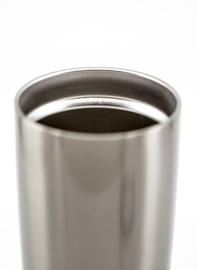 نيبمينينت كوب من الستانلس ستيل مطبوع عليه العبارة الفكاهية الساخرة "This Is My Cup Of Care Look Its Empty" فضي 15سنتيمتر - Image 5