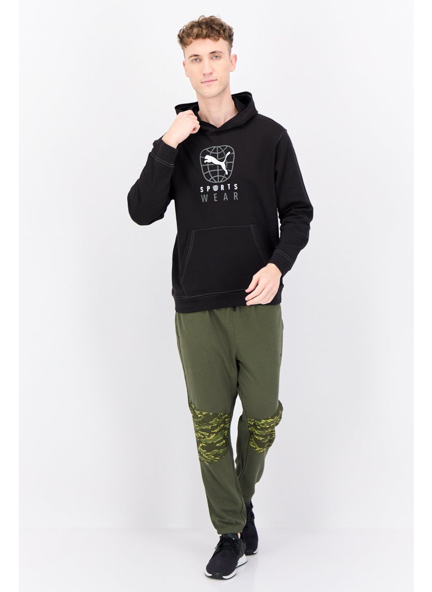 PUMA Men Sportswear Fit Long Sleeve Outdoor Hoodies, Black  - Image 4