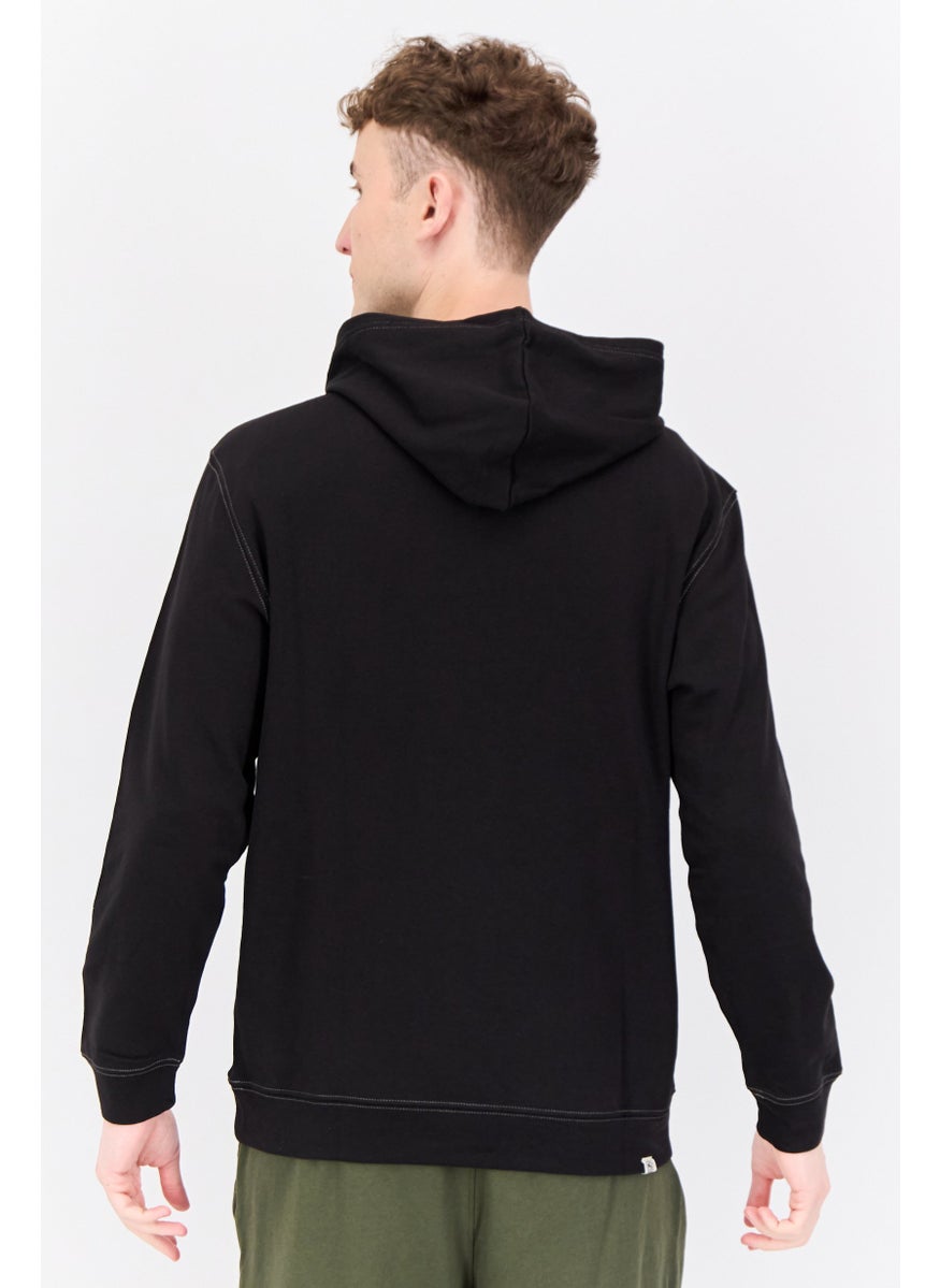 PUMA Men Sportswear Fit Long Sleeve Outdoor Hoodies, Black  - Image 2