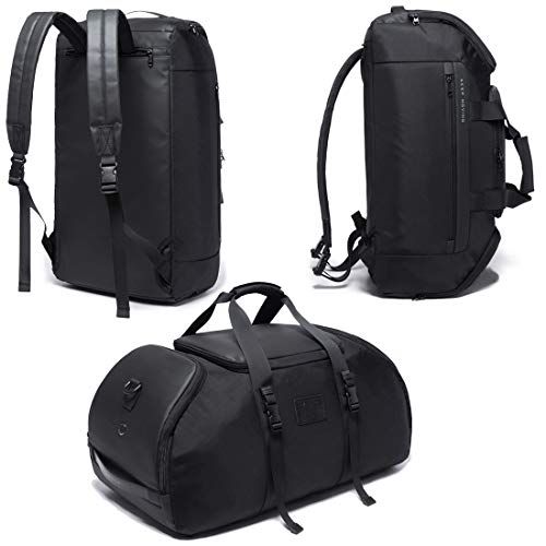BANGE Polyester 30 Cms Travel Duffel Backpack (Bg-7088-Bl, Black) - Image 3
