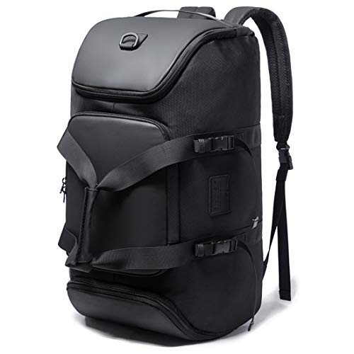 BANGE Polyester 30 Cms Travel Duffel Backpack (Bg-7088-Bl, Black) - Image 1