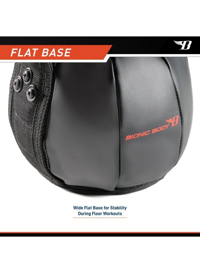 Bionic Body Soft Kettlebell with Handle for Weightlifting, Conditioning, Strength and core Training 40lb BBKB-40 - Image 4