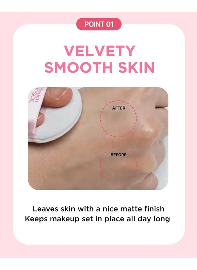 Touch in Sol No Poreblem Mineral Powder - Translucent, Lightweight Loose Setting Powder For Flawless Matte Finish - Oil Control, Pore Primer, Blurs Imperfections & Fine Lines - Face & Greasy Hair Use  - Image 4