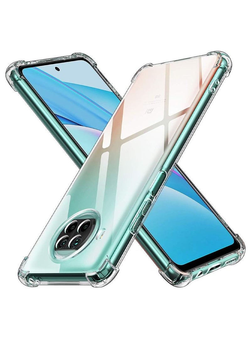 CATANES Xiaomi Mi 10T Lite 5G Case Cover Clear Protective TPU Four Corners Cover Transparent Soft Case  - Image 1