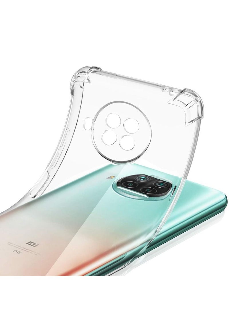 CATANES Xiaomi Mi 10T Lite 5G Case Cover Clear Protective TPU Four Corners Cover Transparent Soft Case  - Image 3
