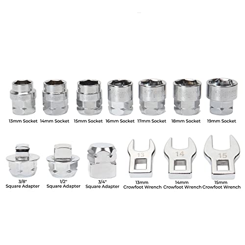 BILITOOLS 15-Piece Universal Serpentine Belt Tool Set, Ratcheting Serpentine Belt Tensioner Tool Kit - Image 4