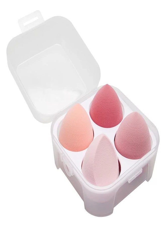 LELE 4 pcs. set of beauty blender puff with storage box for makeup/Makeup tool (Color May Vary) - Image 2