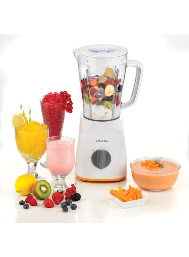 أريتي خلاط كهربائي مع 4 شفرات ستانلس ستيل 1.5 L 500 W 0576/01-KIX white - Image 2