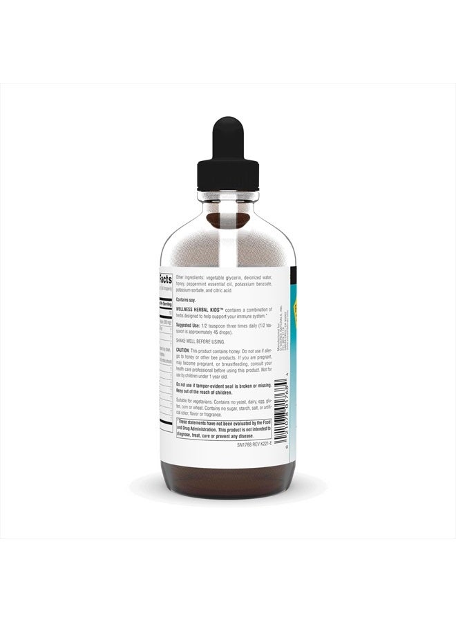 Source Naturals Wellness Herbal Kids, for Immune System Support - Contains Echinacea, Yin Chiao, Elderberry, & More - 8 Fluid oz - Image 3