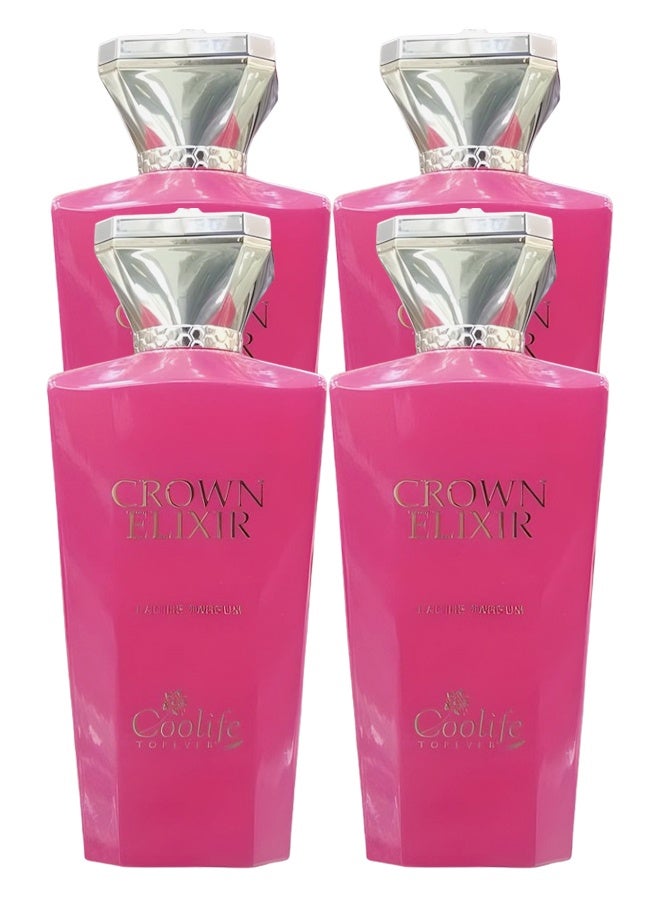 كولايف 4 قطع عطر كراون إليكسير للنساء 100 مل - Image 1