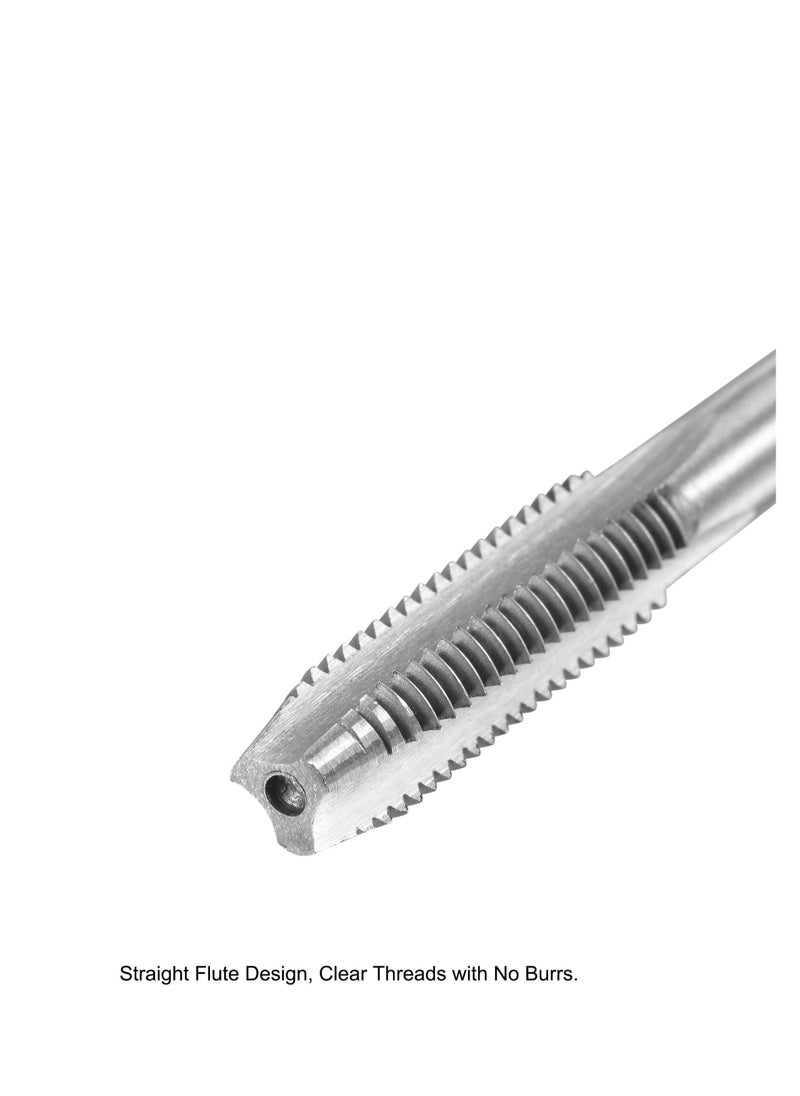 Generic - M3 M4 M5 M6 M8 Hand Threading Tap Set High Speed Steel Straight Flutes Metric Thread Screw Taps Uncoated 5pcs - Image 1