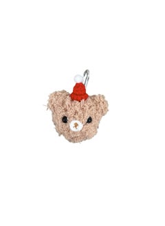 Plush Cartoon Bear For Apple Airtag Locator Protective Case Pet Anti-Lost Tracker Protective Case-Color:Red Hat Bear-Applicable Model:Airtag
