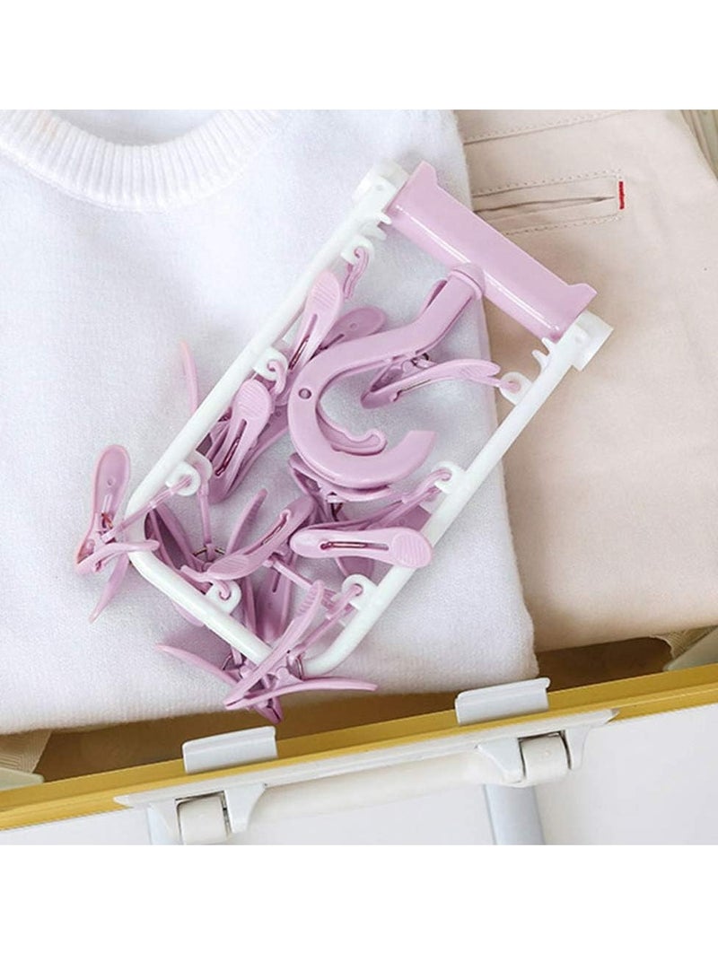 أوزيغالور حزمة من 2 مقابض مطوية محمولة للسفر مع جدار العلق والجفاف الصاعد مع 12 مقابض - Image 5