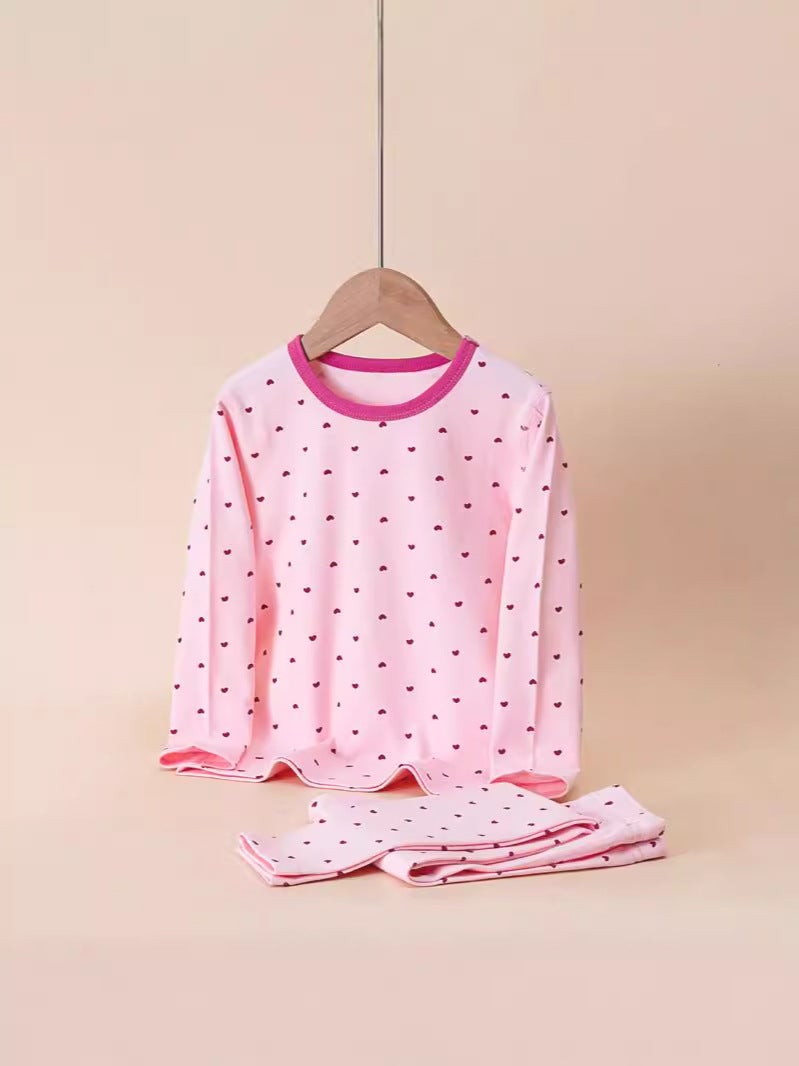 New Children'S Thermal Underwear Set, Boys' Pure Cotton Loungewear Set, Girls' Thermal Underwear - Image 4
