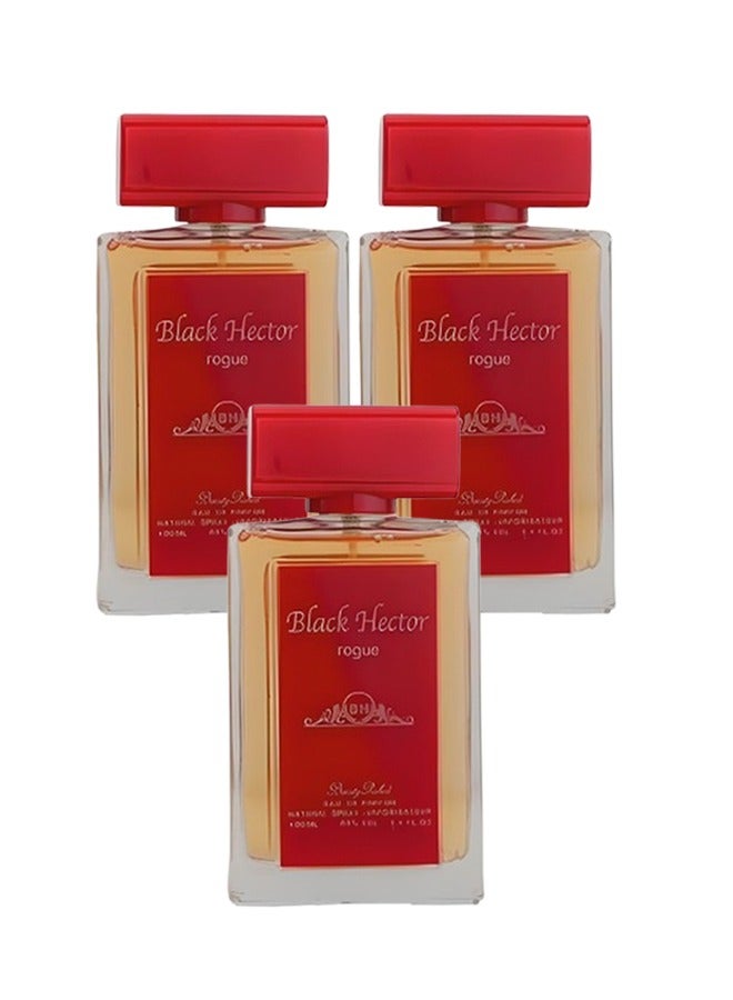 بي إتش 3 قطع عطر بلاك هيكتور روج 100 مل - Image 1