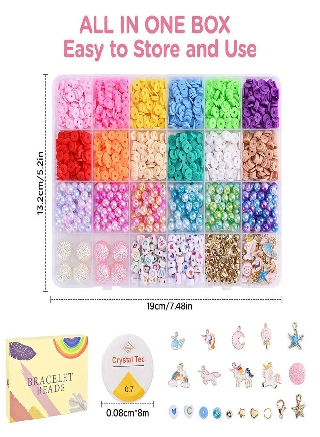 Guellix Kids DIY Jewelry Making Kit, Plastic Beads for Crafts, Unicorn Theme, Ages 4-7 (Multicolor) - Image 3
