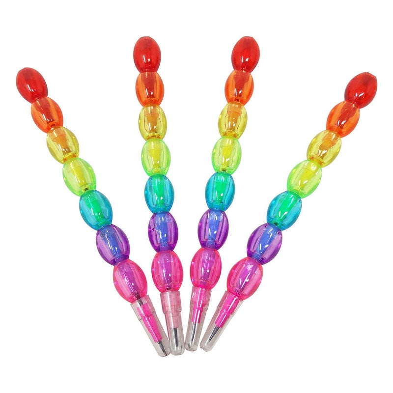 Little More LITTLEMORE Zest4kids - multi color Brick Non-Sharpening Stack Pencil Set for Kids (pack of 3)(1 Pack - 4 Pencils) - Image 1