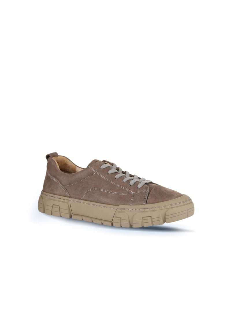 BUENO Men's Suede Sneakers – Rugged Lace-Up Design with Chunky Textured Sole for Casual and Streetwear Looks - Image 2