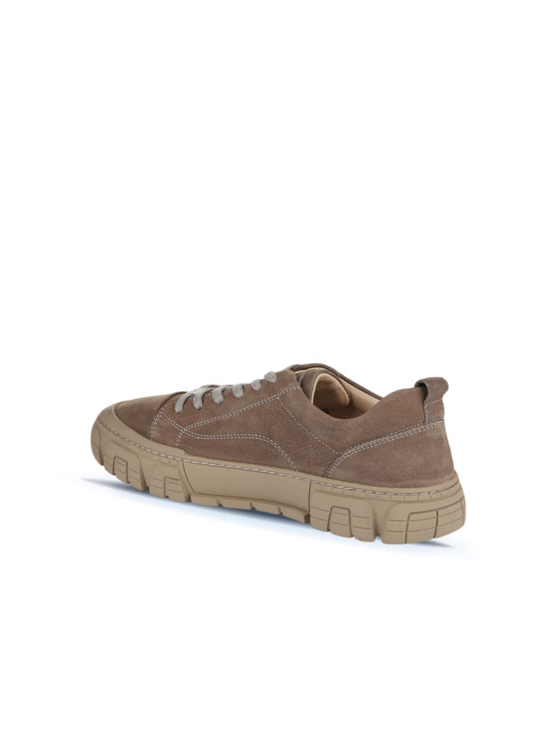 BUENO Men's Suede Sneakers – Rugged Lace-Up Design with Chunky Textured Sole for Casual and Streetwear Looks - Image 4