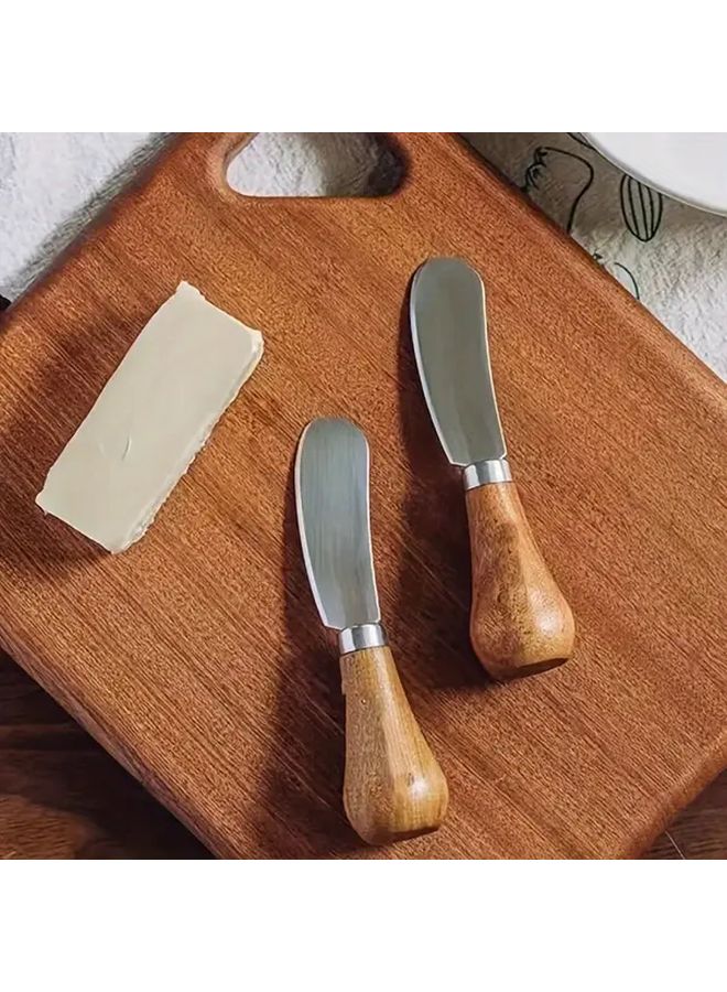 Multi Function Cheese Knife 2pcs Kitchen Spread Knife Set - Image 1