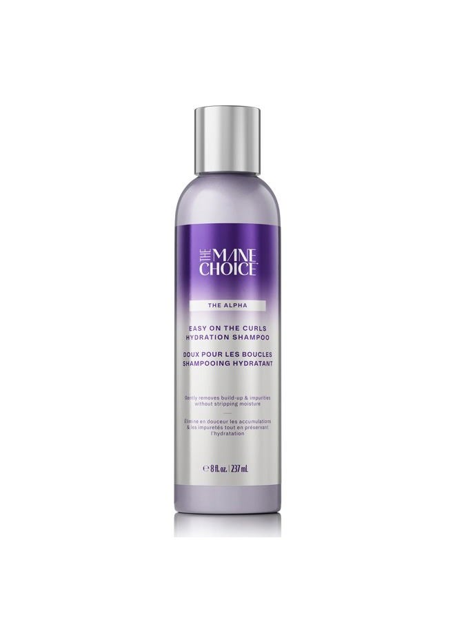THE MANE CHOICE The Alpha Easy On The Curls Detangling Hydration Shampoo, Gentle, Non-Stripping Clarifying Shampoo, Helps Remove Knots & Tangles, Supports Natural Hair Growth & Retention, 8 oz - Image 1