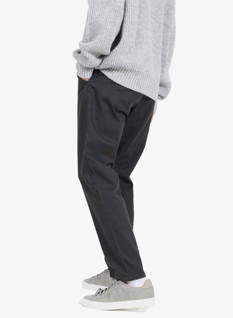 BRAVE SOUL MENS COTTON CHINO FIXED BUTTON WAIST WITH ZIP FLY X2 BACK POCKETS, X2 FRONT POCKETS - Image 2