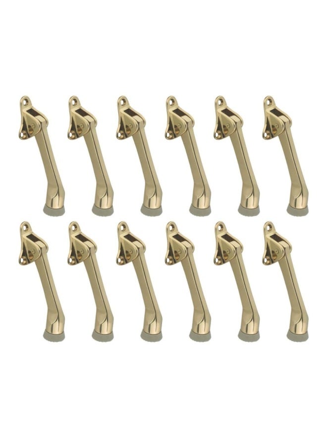 ROBUSTLINE 12 Pieces Falling Type Door Stopper Brass Plated