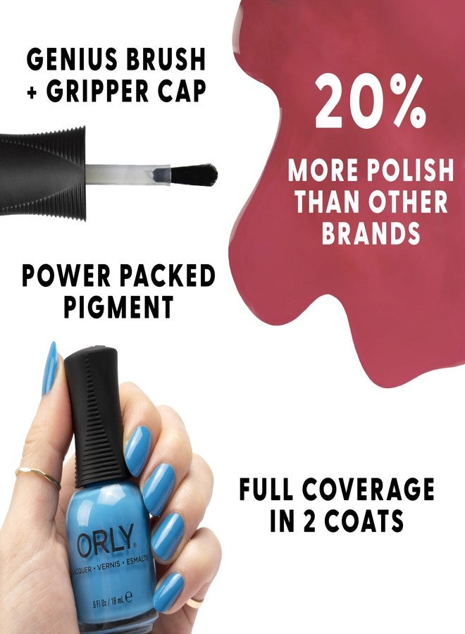 Orly Nail Polish 'Cloudscape' Collection | Bright Shimmer and Creme Nail Polishes for Summer 0.6fl oz (Stratosphere) - Image 4