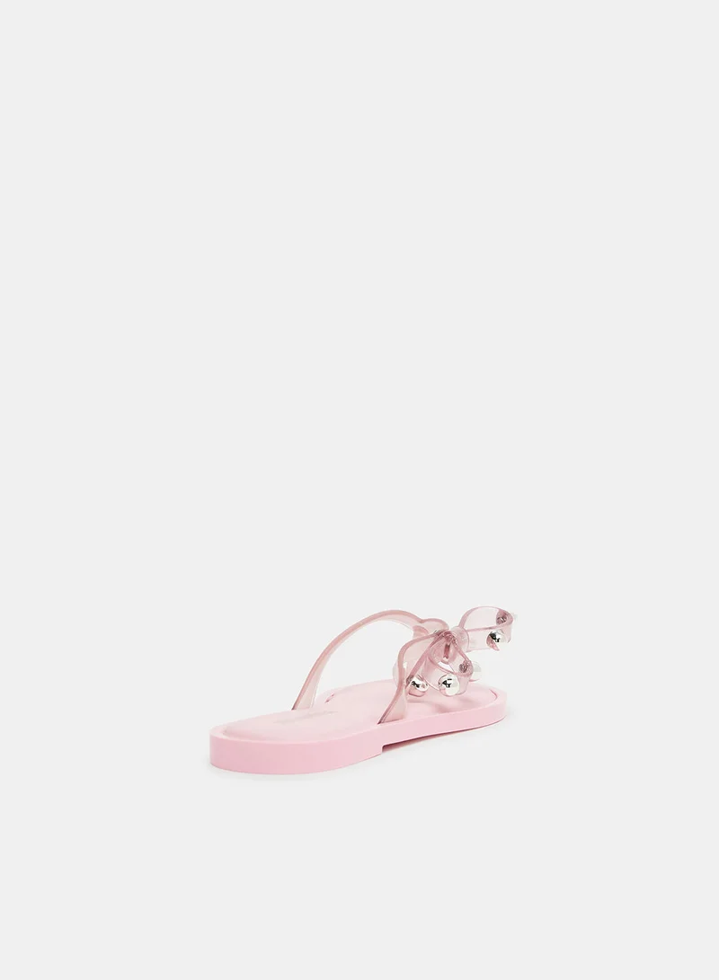 Mini Melissa Girls Bow Sandals