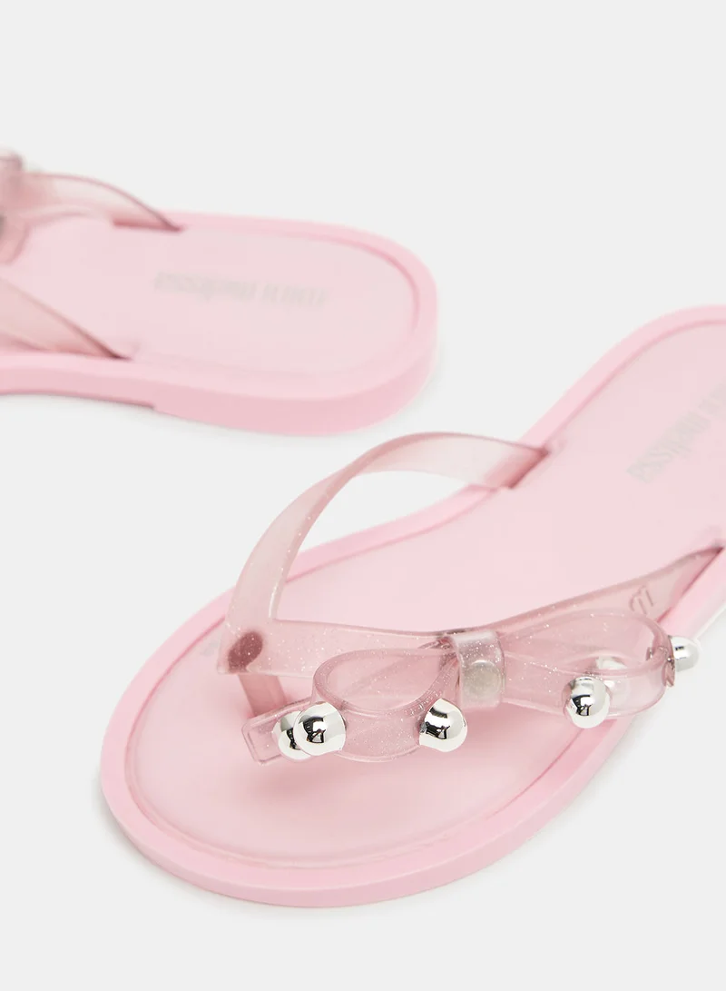 Mini Melissa Girls Bow Sandals