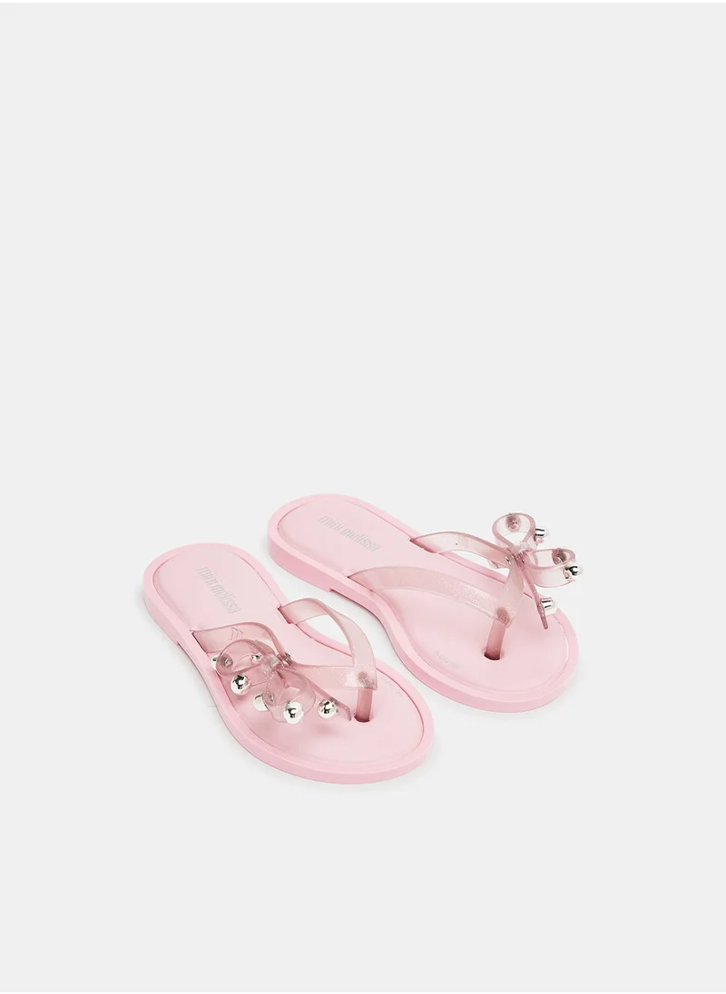 Mini Melissa Girls Bow Sandals