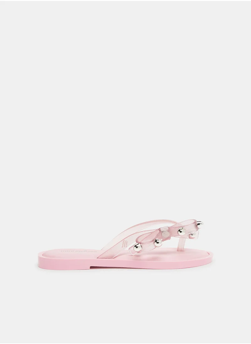 Mini Melissa Girls Bow Sandals