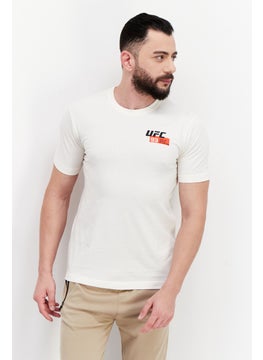 Men Sportswear Fit Short Sleeve Outdoor T-Shirt, Off White
