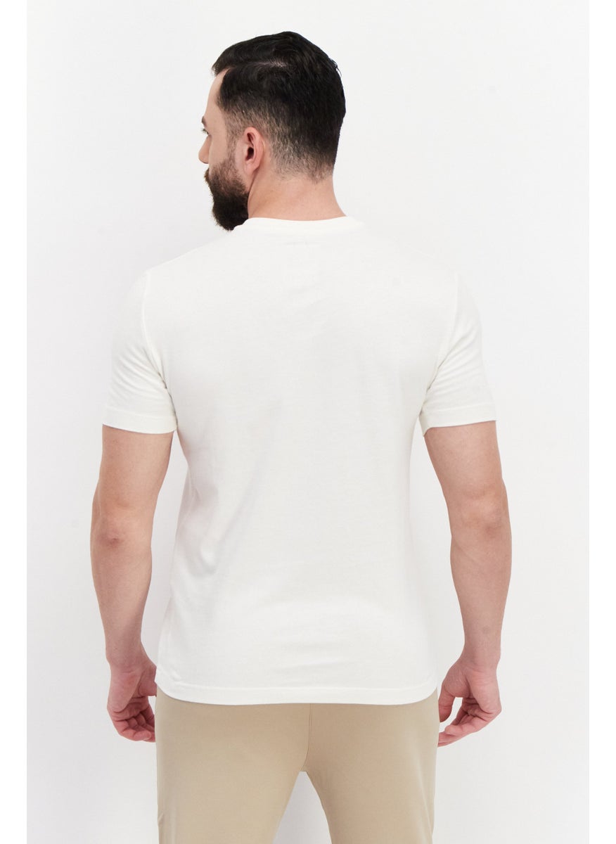 Ufc - Men Sportswear Fit Short Sleeve Outdoor T-Shirt, Off White - Image 1