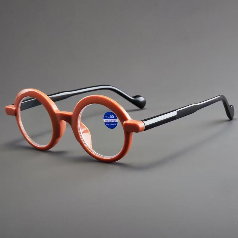 New High-Definition Fashion Literary Retro Round Frame Anti-Blue Light Reading Glasses Korean Manufacturers Models - Image 3