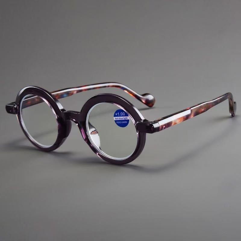 New High-Definition Fashion Literary Retro Round Frame Anti-Blue Light Reading Glasses Korean Manufacturers Models - Image 5