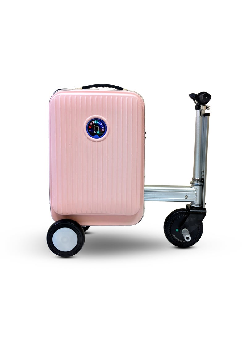 MYTOYS Luggage 20-Inch Rideable Suitcase, Electric Scooter Luggage Carry On Luggage with Removable Battery, TSA Lock,Load 110Kg Smart Riding Suitcase - Image 1