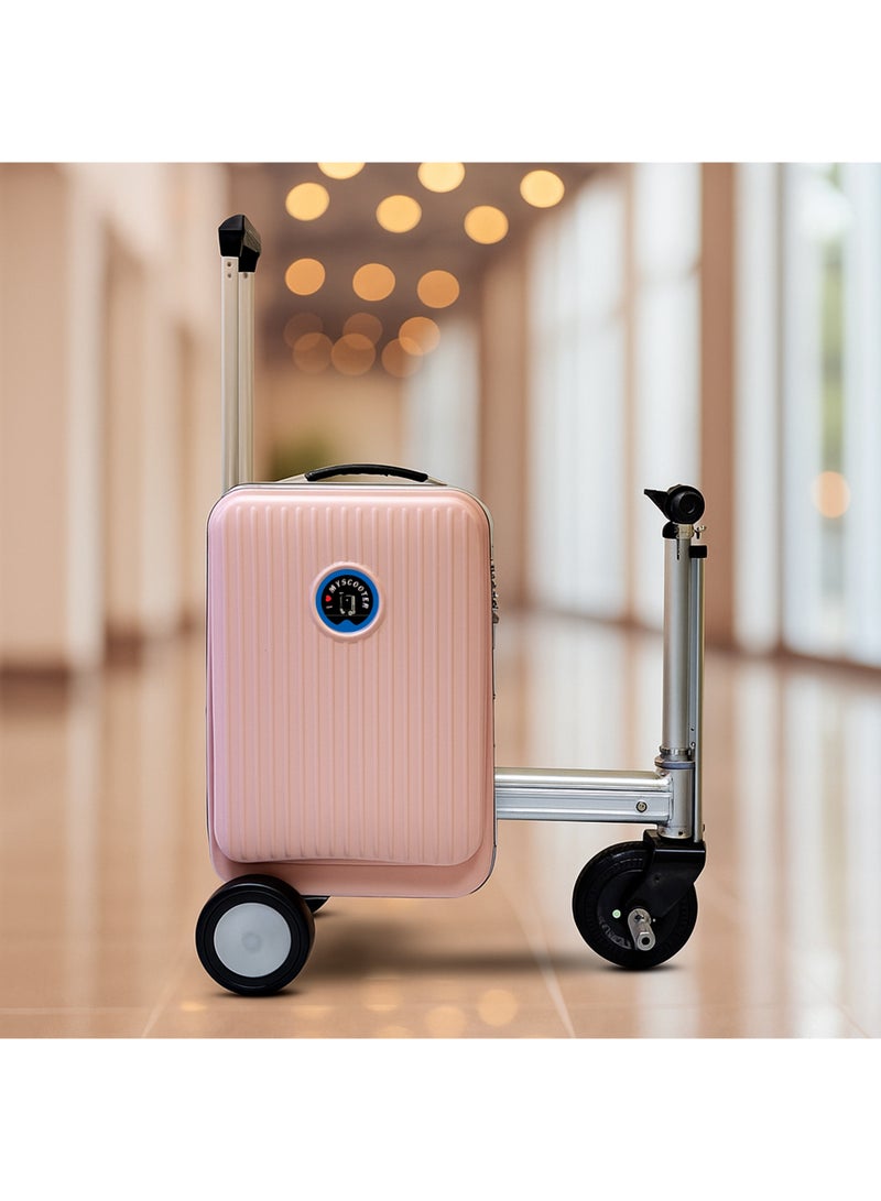 MYTOYS Luggage 20-Inch Rideable Suitcase, Electric Scooter Luggage Carry On Luggage with Removable Battery, TSA Lock,Load 110Kg Smart Riding Suitcase - Image 2